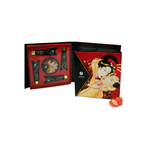 Coffret de Geisha vin pétillant à la fraise 